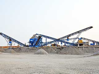 Highway stone screening production line