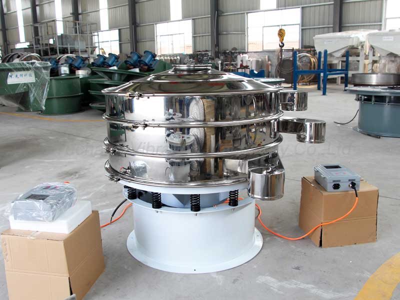 Ultrasonic vibrating screen